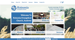 Desktop Screenshot of koinonia-andover.com